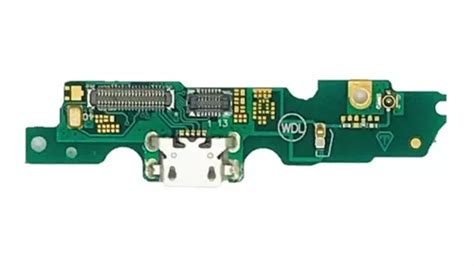 Placa Conector De Carga Microfone Micro Usb P Moto G5 Xt1672