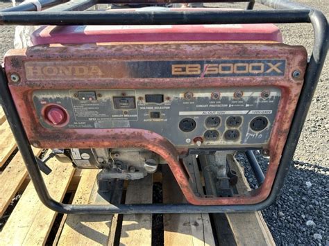 Honda Eb5000x Generator J Stout Auction