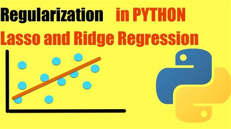 Ridge And Lasso Regression Python Scikit Learn Regularization Youtube