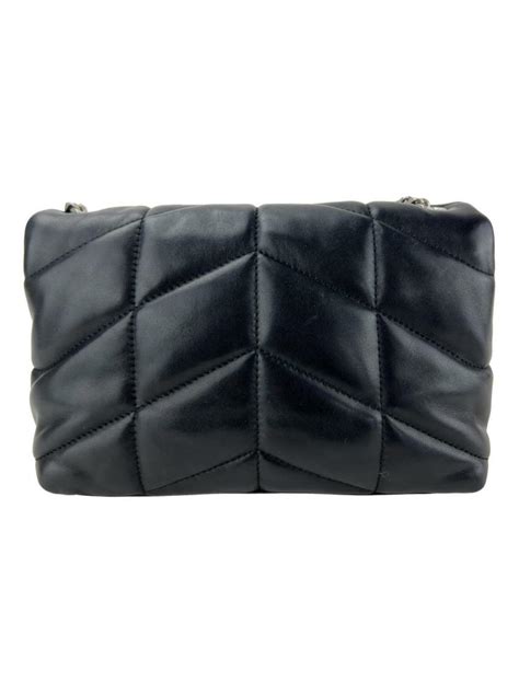 Bolsa Al A Yves Saint Laurent Lou Lou Toy Puffer Preto Original