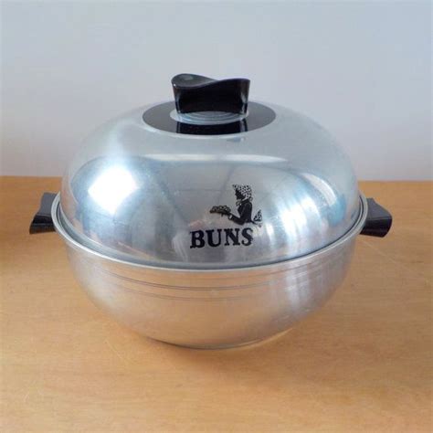 Vintage West Bend Bun Warmer Mid Century Aluminum Bun Warmer Etsy