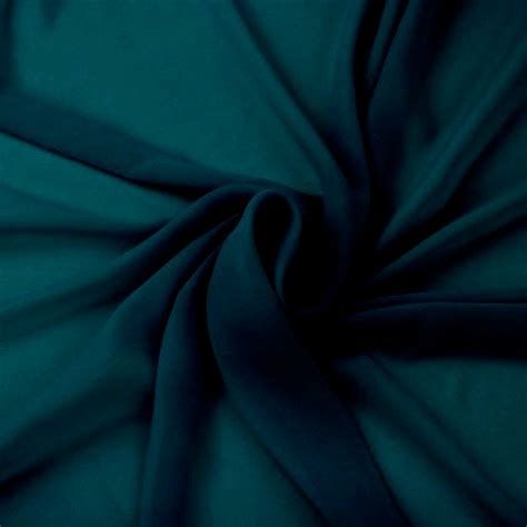 Danielle Dark Teal Polyester Hi Multi Chiffon Fabric By The Etsy