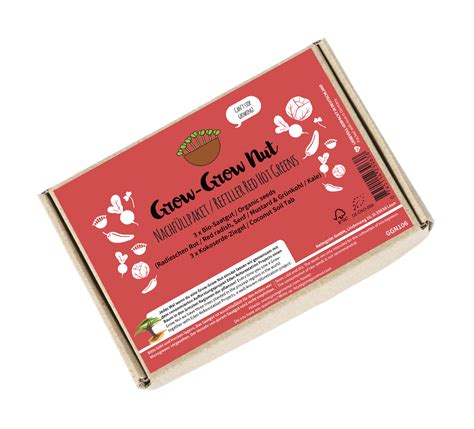 Nachfüllpaket Red Hot Greens BIO Keimsprossen von Grow Grow Nut