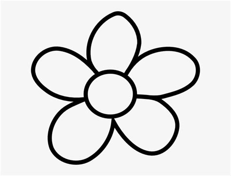 Hippie Flowers Clip Art Black And White