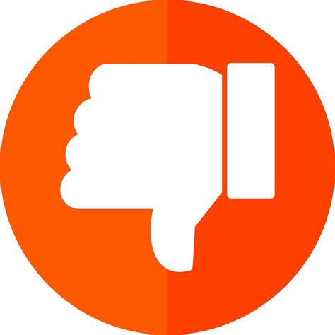 Thumbs Down Vector Icon Design 21014961 Vector Art At Vecteezy