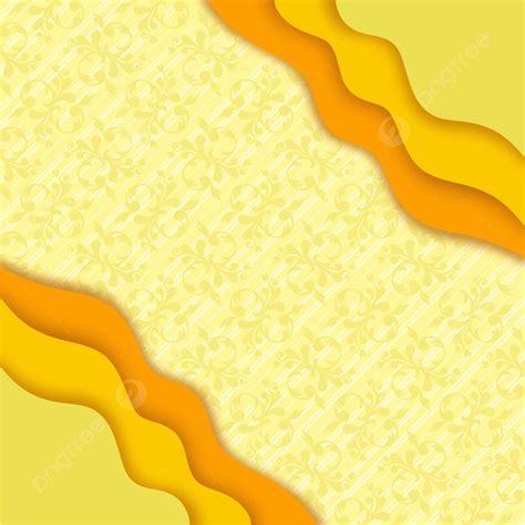 Beautiful Yellow Wave Paper Cut Background Yellow Paper Cut Paper Cut