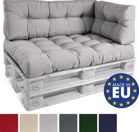 Beautissu Eco Elements Palletkussen Rugkussen 120x40x15 Cm Voor