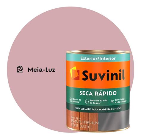 Tinta Brilhante Seca Rápido 800ml Suvinil Meia Luz Parcelamento sem juros