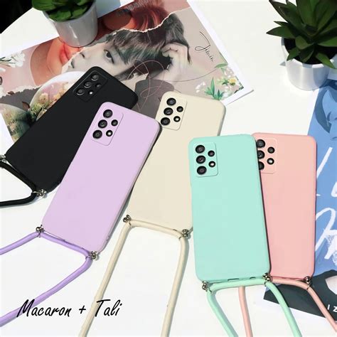 Jual Sling Case Macaron Softcase Tali Polos Samsung A A S A A