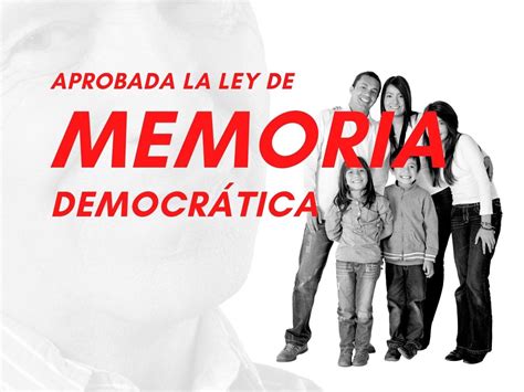 Aprobada la Ley de Memoria Democrática Legalcity