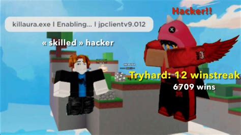 I Pretended To Hack But They Actually Beleived It Roblox Bedwars