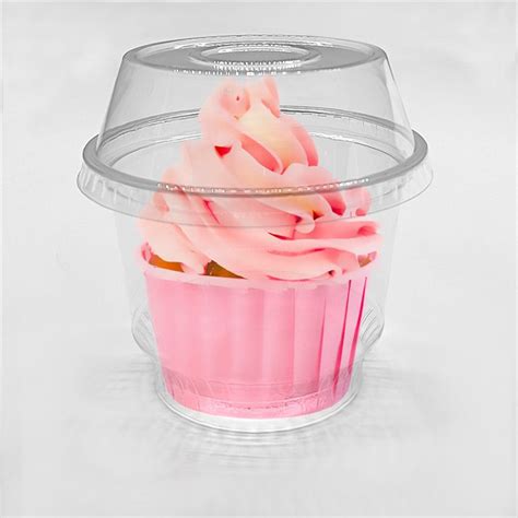 Plastic Pet Ice Cream Smoothie Cups With Flat Dome Cover Manufacturers