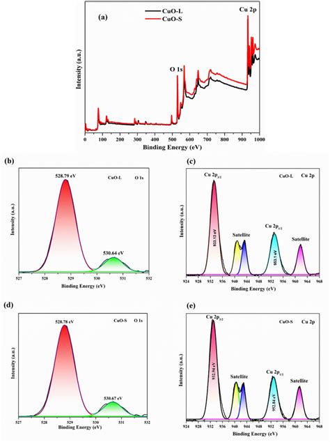 XPS A Survey Spectra And High Resolution XPS Spectra For B C CuO L NPs