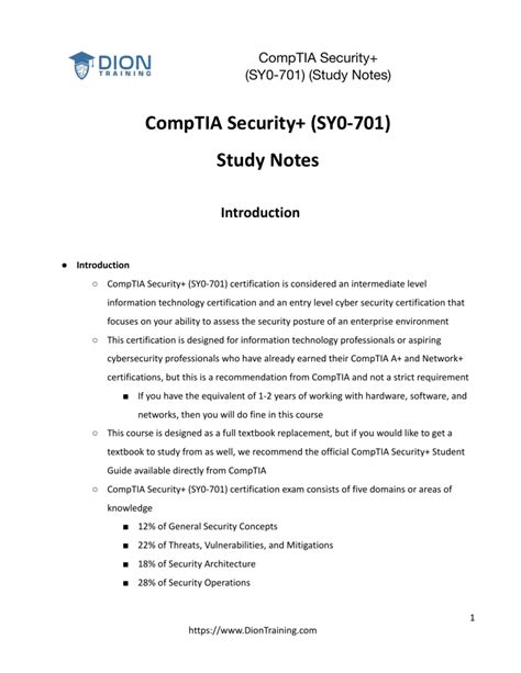 001 CompTIA Security SY0 701 Study Guide