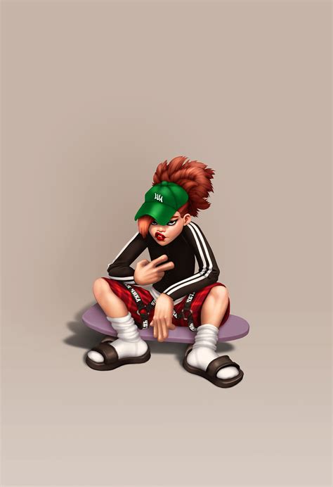 ArtStation - gopnik girl