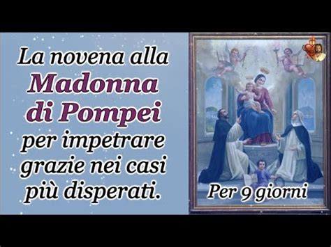 La novena alla Madonna di Pompei per impetrare grazie nei casi più