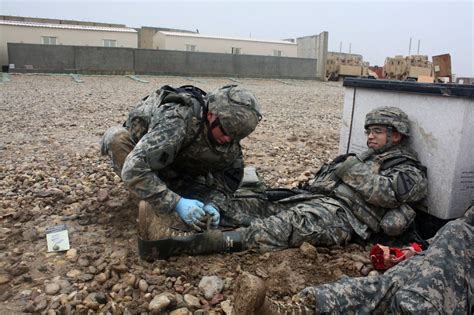 Dvids Images Spartans Test Medic Skills In Southern Iraq Image Of