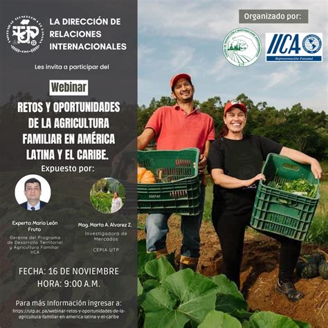 Webinar Retos Y Oportunidades De La Agricultura Familiar En Am Rica