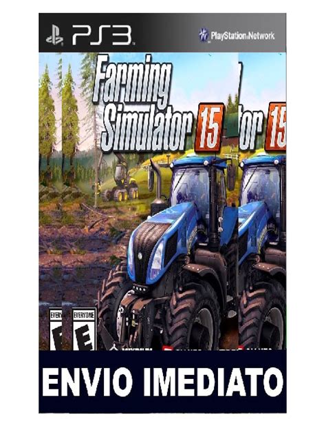 Jogo Ps Farming Simulator Psn Playstaion Arte No Papel Online