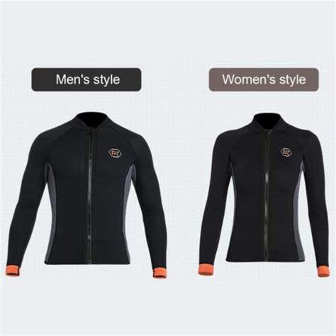 Men Women Mm Neoprene Jacket Top Scuba Diving Wet Suit Ebay