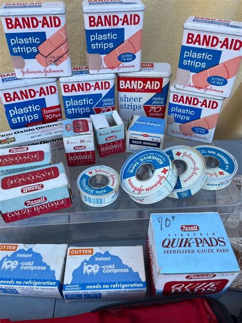 12 Vintage First Aid Items