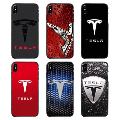 Tesla Logo Super electric car Accessories Phone Skin Cover For iPhone 4 ...