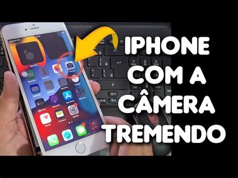 Câmera do Iphone 6 7 8 tremendo e vibrando defeito desfocada