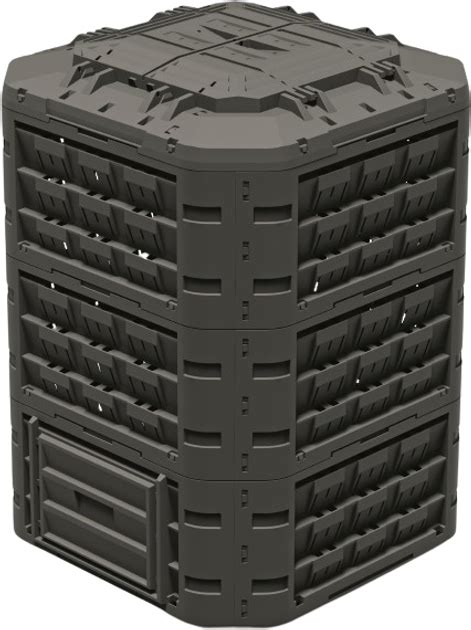 Компостер Prosperplast Compogreen Vario 950 л Black (5905197574943 ...