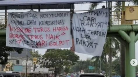 Heboh Spanduk Ajakan Golput Di Jalanan Pekanbaru Menuai Pro Kontra