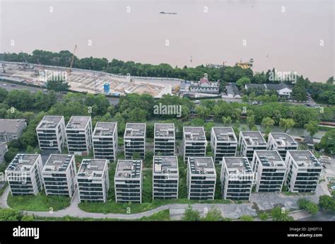 Hangzhou China July 18 2022 An Aerial View Of The Unfinished