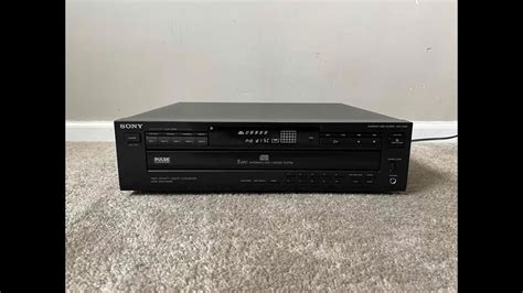 Sony Cdp C Compact Disc Cd Player Changer Youtube