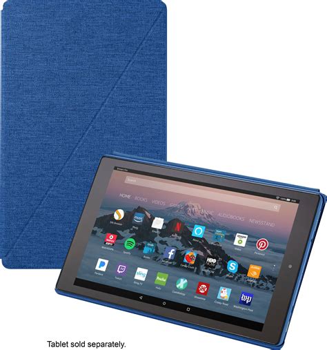 Best Buy Folio Case For Amazon Fire Hd 10 7th Generation Marine Blue B01mxov9p7