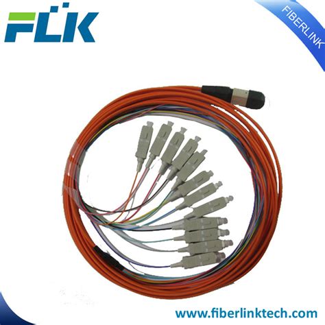 Ftth Fiber Optical Mpo Sc Jumper Patch Cord For Telecommunication