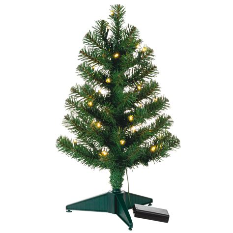 Hallmark Miniature Evergreen Pre-Lit Christmas Tree at Hooked on Ornaments