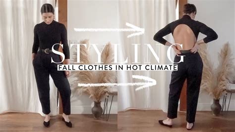 Styling Tips How I Style Fall Outfits In A Hot Climate Gemary