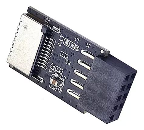 Placa Mãe Adaptador Usb2 0 Interno De 9 Pinos Para Usb Parcelamento