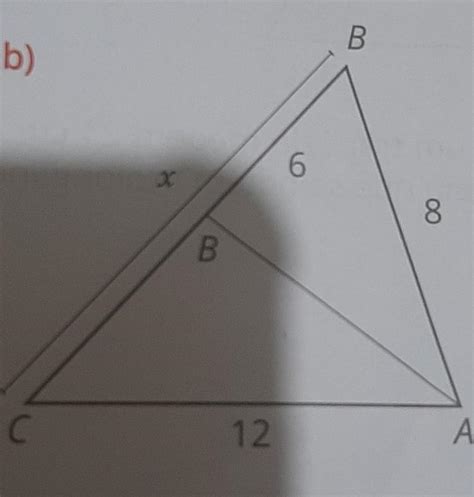 Se AS é bissetriz de A calcule x nos casos brainly br