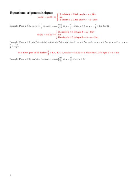 Résumé Sur La Résolutions D’équations Alloschool