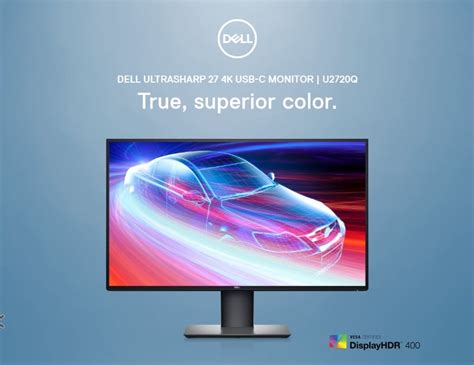 Dell UltraSharp U2720Q with 27" 4K IPS Panel and Wide Colour Gamut ...