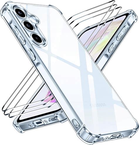 ZESTAW Etui 3 SZTUKI SZKŁO do SAMSUNG A35 5G ANTI SHOCK CASE OBUDOWA