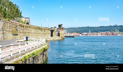 Asturian Architecture Facades In San Esteban De Pravia Principality Of