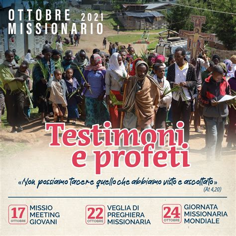 Ottobre Veglia Di Preghiera Missionaria Centro Missionario