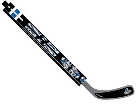 Shop WICHITA JR THUNDER Custom Hockey Stick Wrap| BLADESHARK Sports