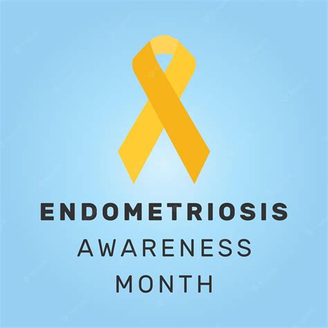 Premium Vector Vector Illustration Of Endometriosis Awareness Month