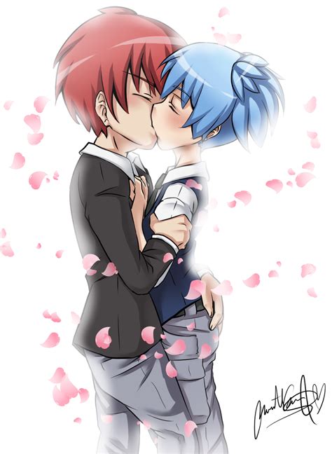 Karma X Nagisa Kiss~ Colored Version By Siellie Girl On Deviantart