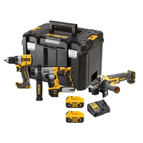 Pack De 3 Machines Dewalt Sans Fil 18 V 5Ah LI ION Avec Batteries