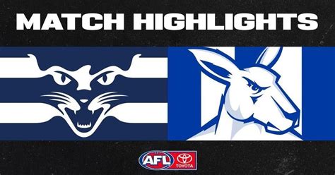 Highlights Geelong V North Melbourne