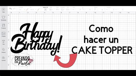 Como Hacer Un Cake Topper Youtube