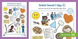 Initial Sounds I Spy Activity Letter D Professor Feito