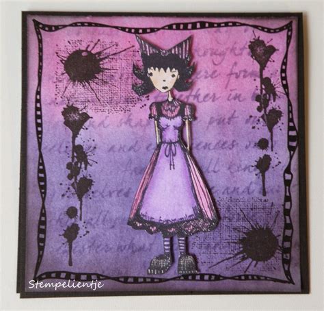 Artwork Created By Stempelientje Using Rubber Stamps Designed By Daniel